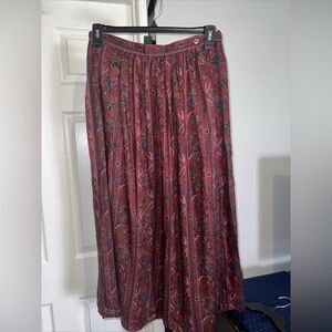 Charter Club Womens Lightweight Lined Tiered Floral Skirt Size 8